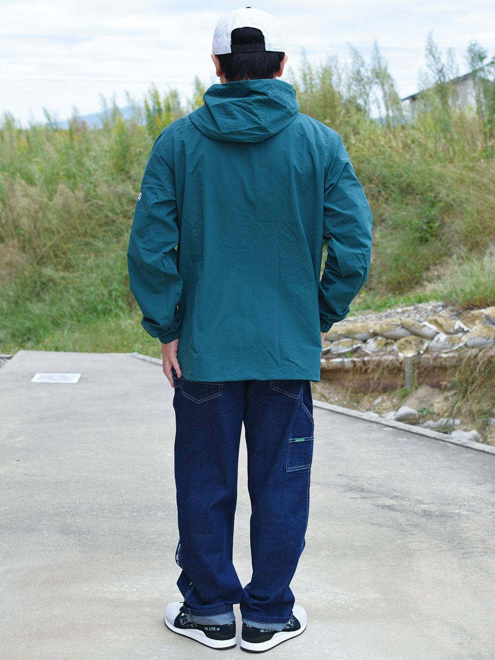 sd nylon pullover 90's style jkt