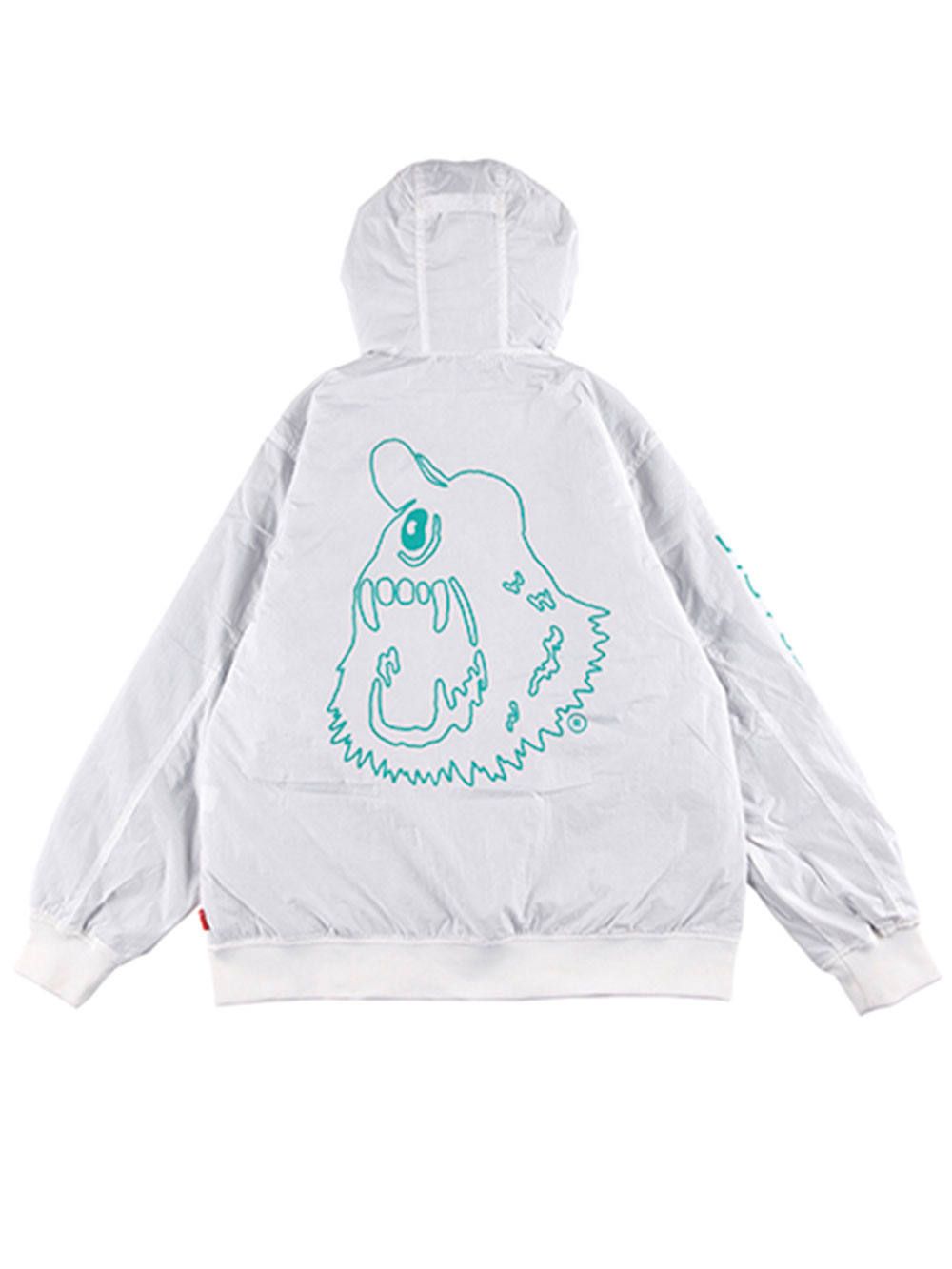 SHOUT HOODED BOMBER-JACKET