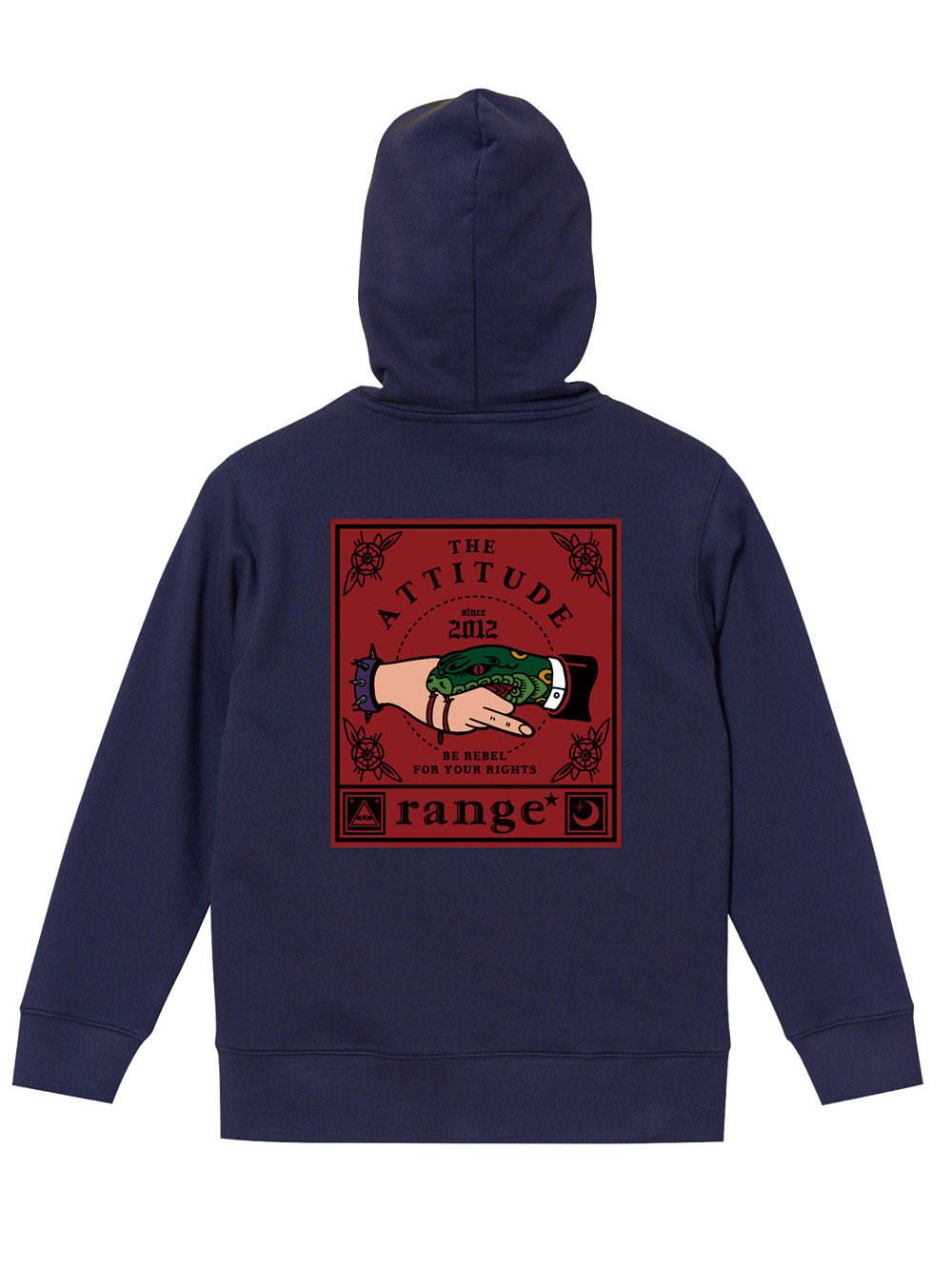 shake snake hand hoody fullcolor ver.