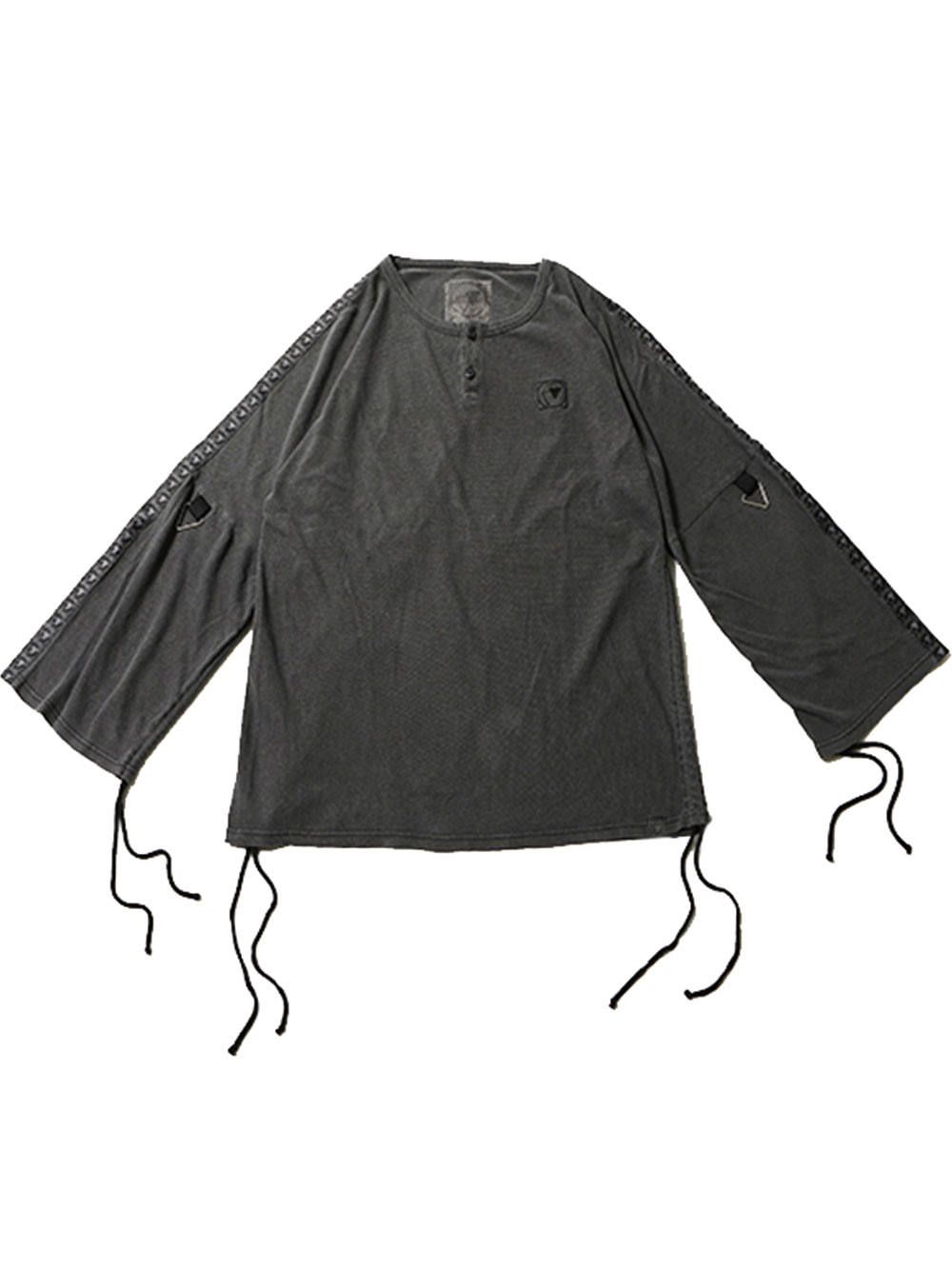 CLOUD -Henley Neck Drawstring Cutsew-