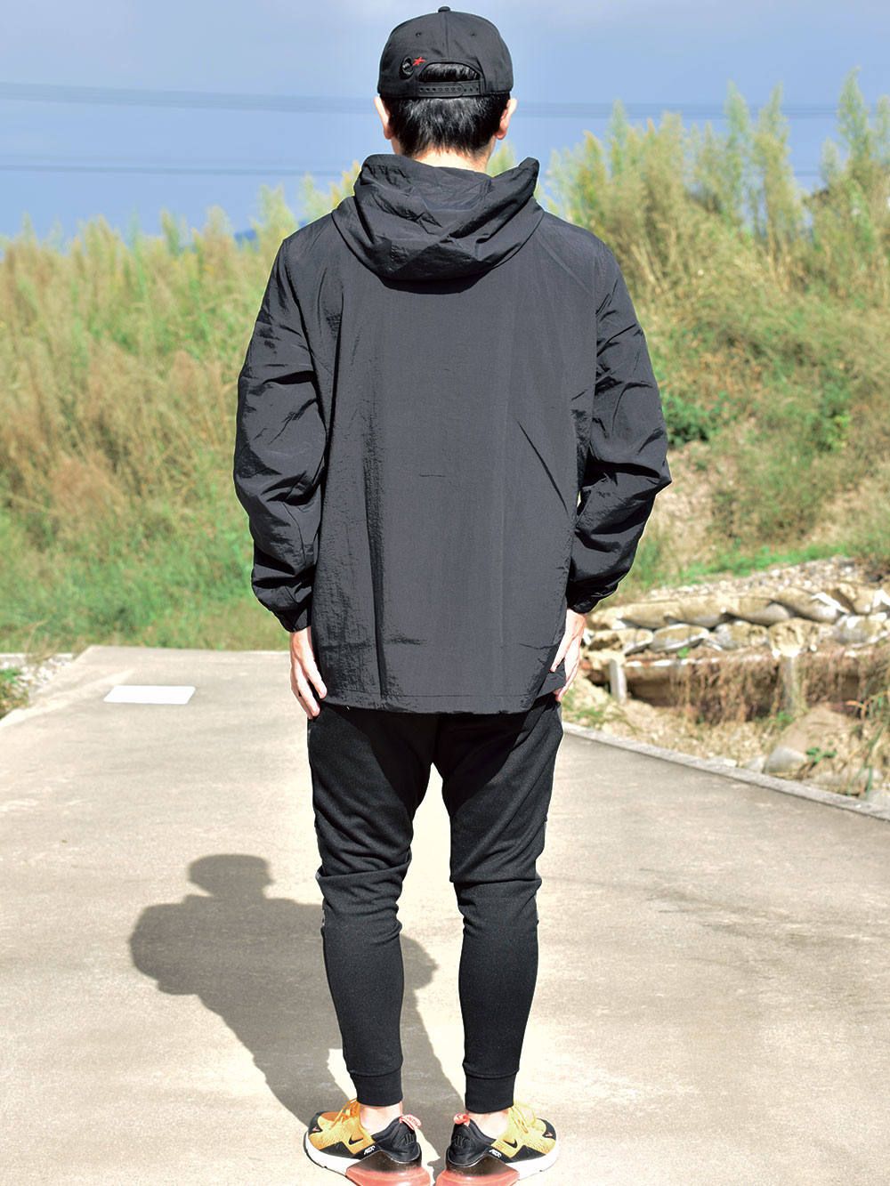 sd nylon pullover 90's style jkt