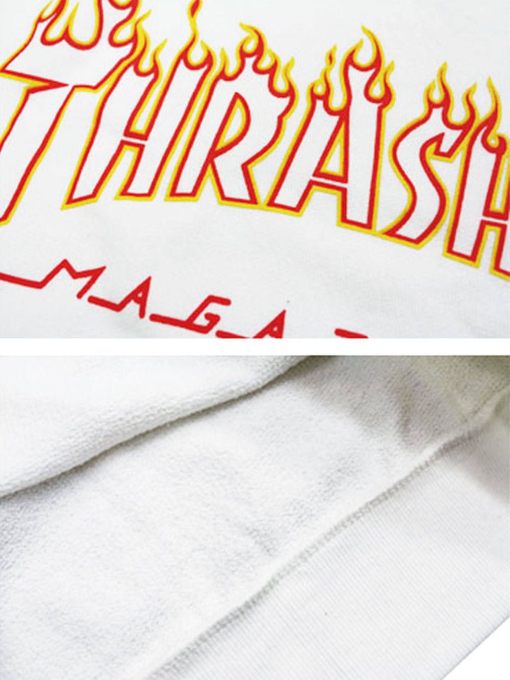 FLAME OUTLINE US COTTON-HOODIE