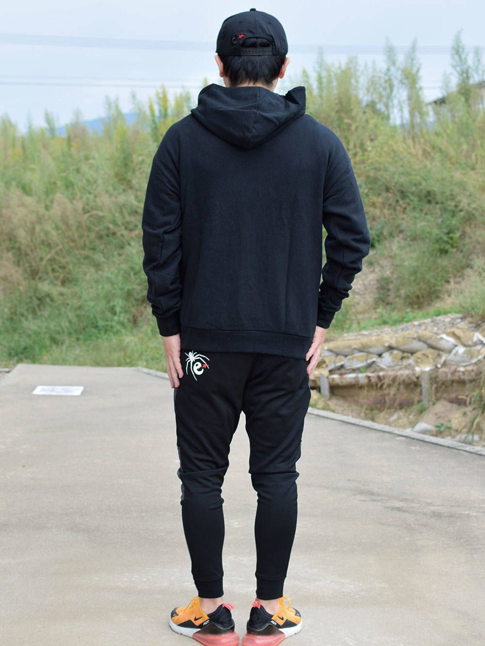 FLAME OUTLINE US COTTON-HOODIE