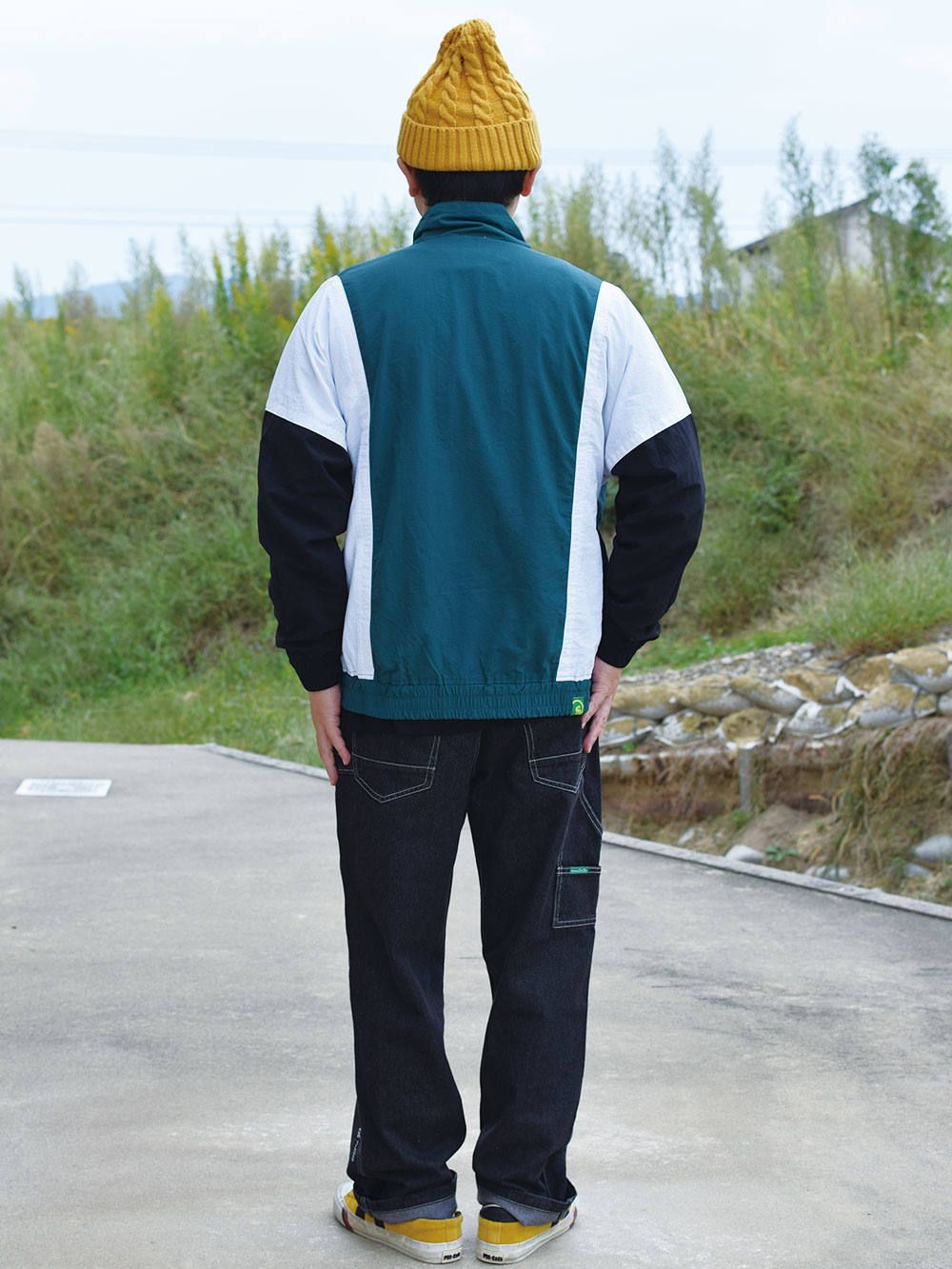 sd wide carpenter denim pants