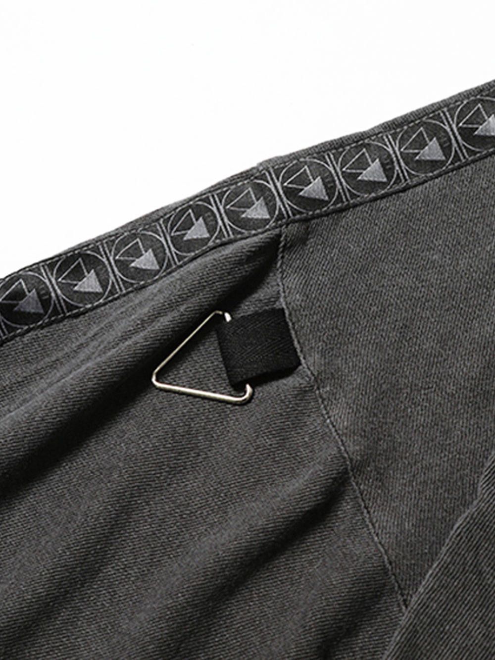 CLOUD -Henley Neck Drawstring Cutsew-
