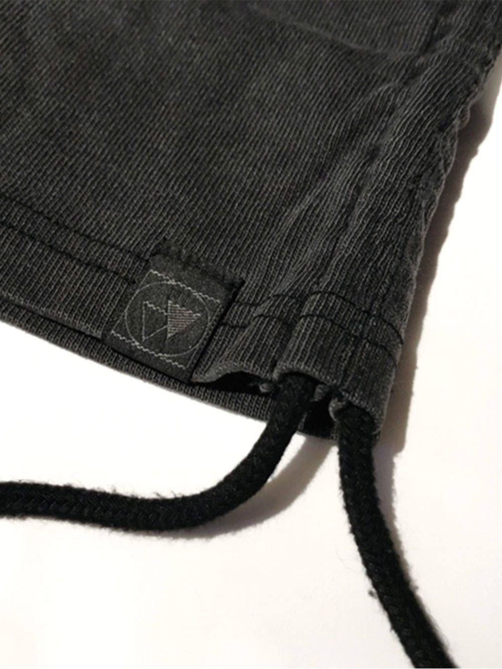 CLOUD -Henley Neck Drawstring Cutsew-