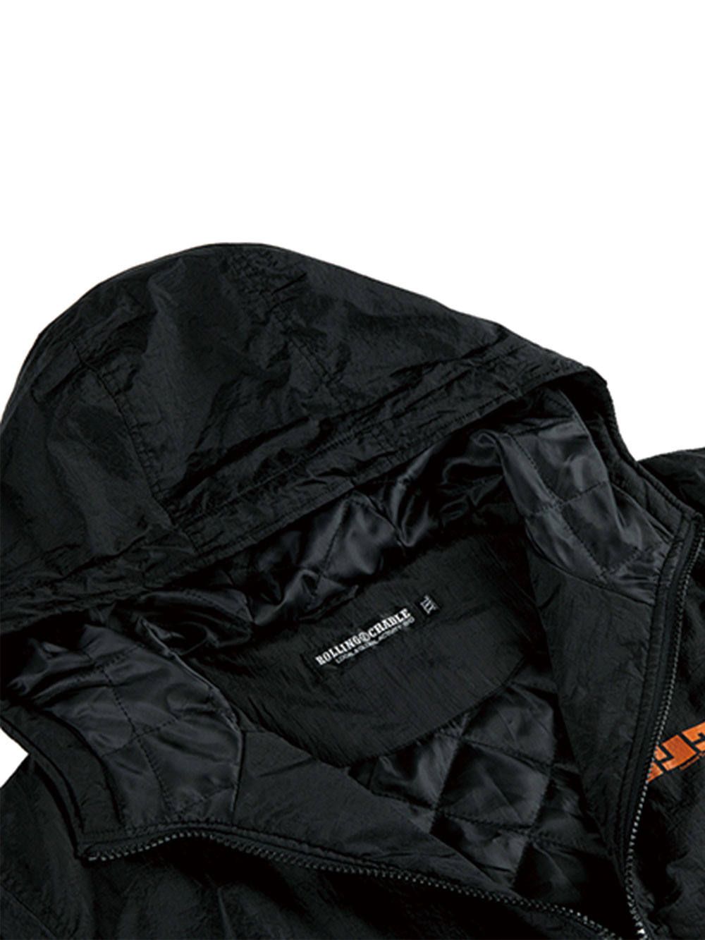 SHOUT HOODED BOMBER-JACKET