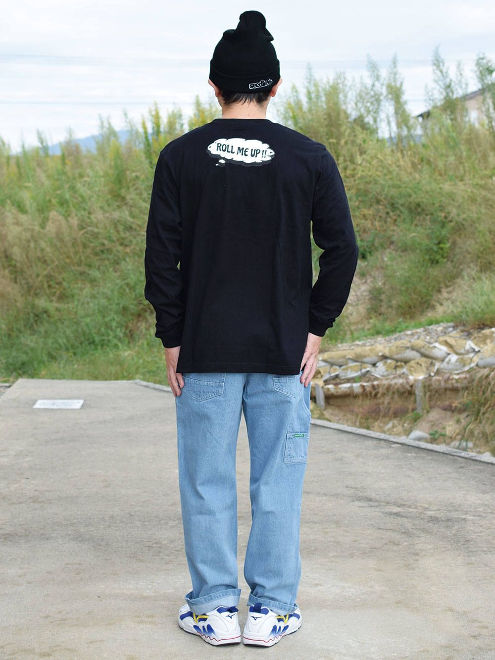 sd wide carpenter denim pants