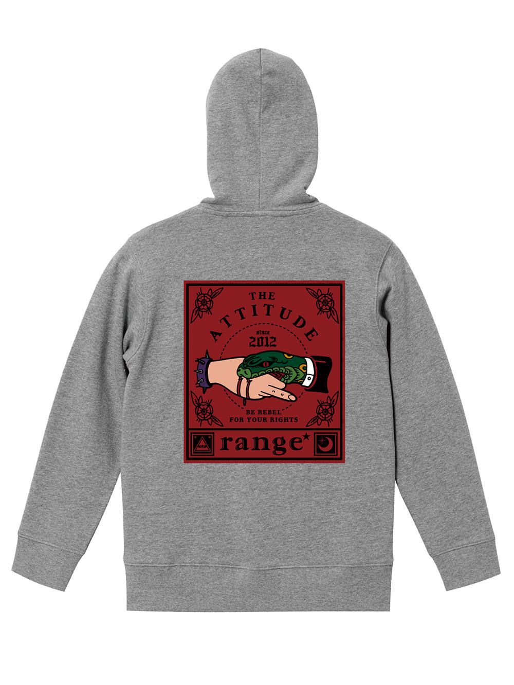 shake snake hand hoody fullcolor ver.