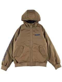 SHOUT HOODED BOMBER-JACKET