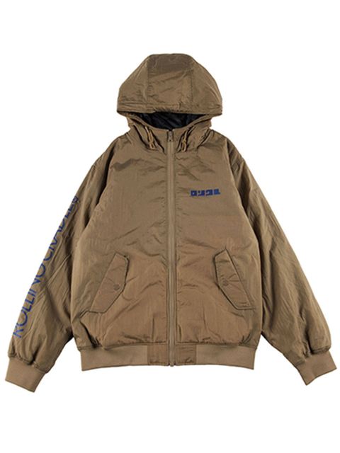 SHOUT HOODED BOMBER-JACKET