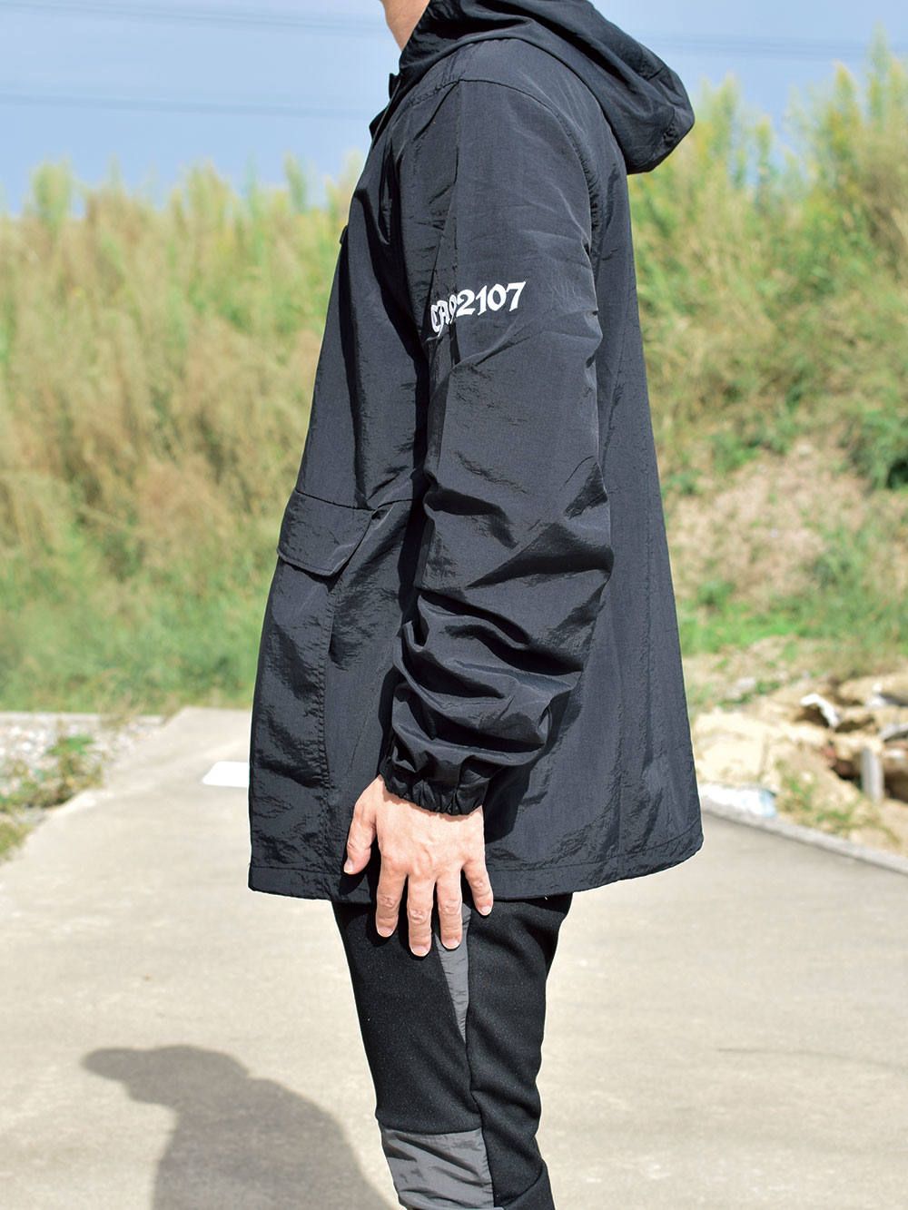 sd nylon pullover 90's style jkt