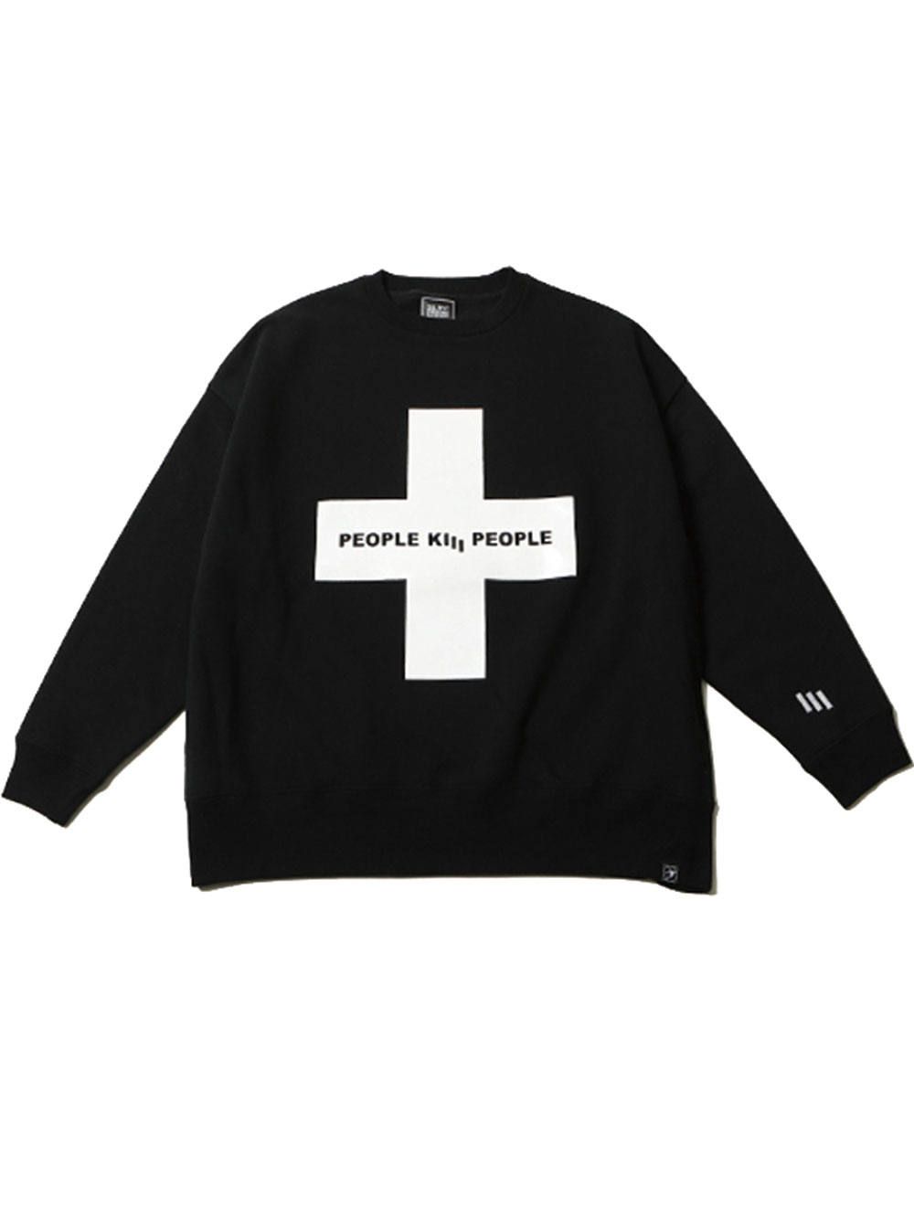 SILLENT FROM ME - CROSS -Loose Crew Sweat- | DOLL