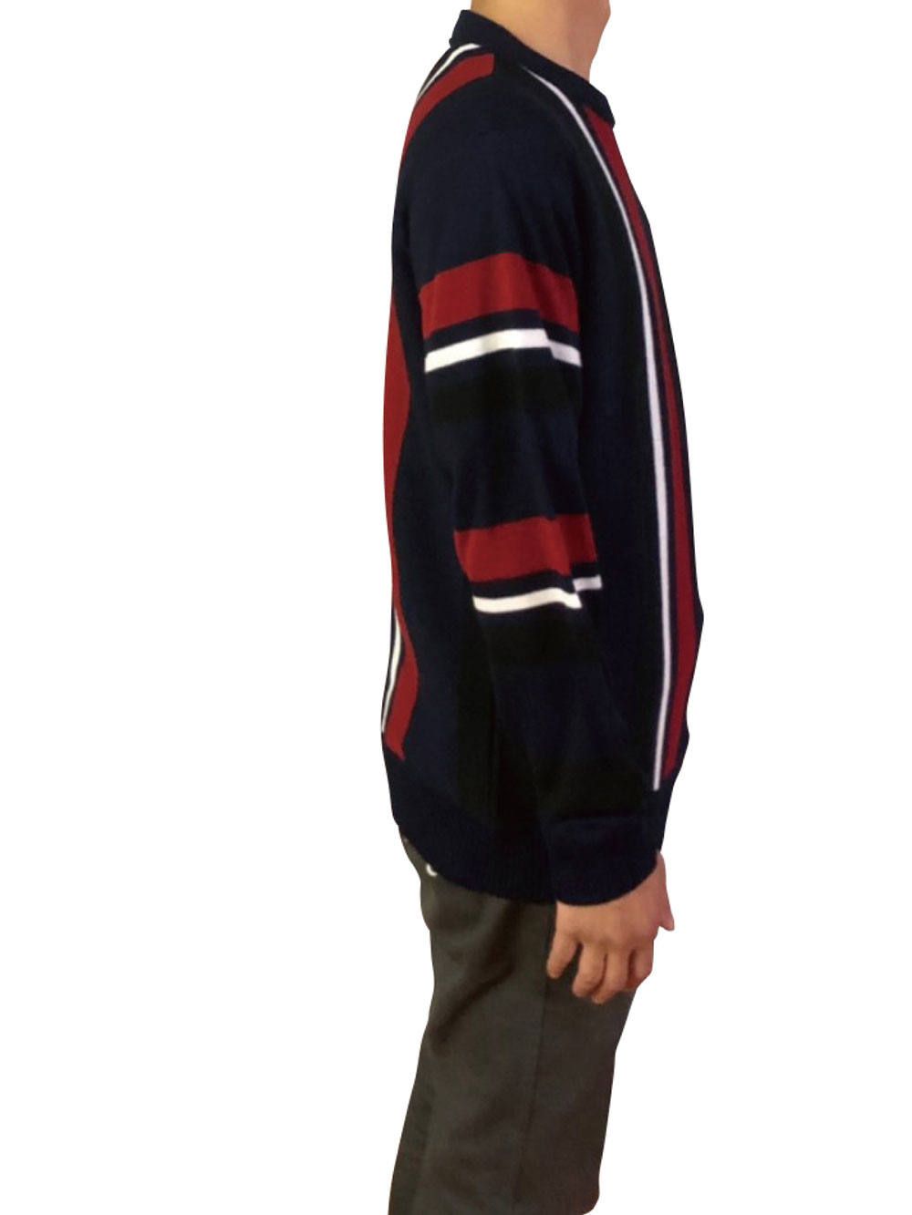 sd stripe crew knit