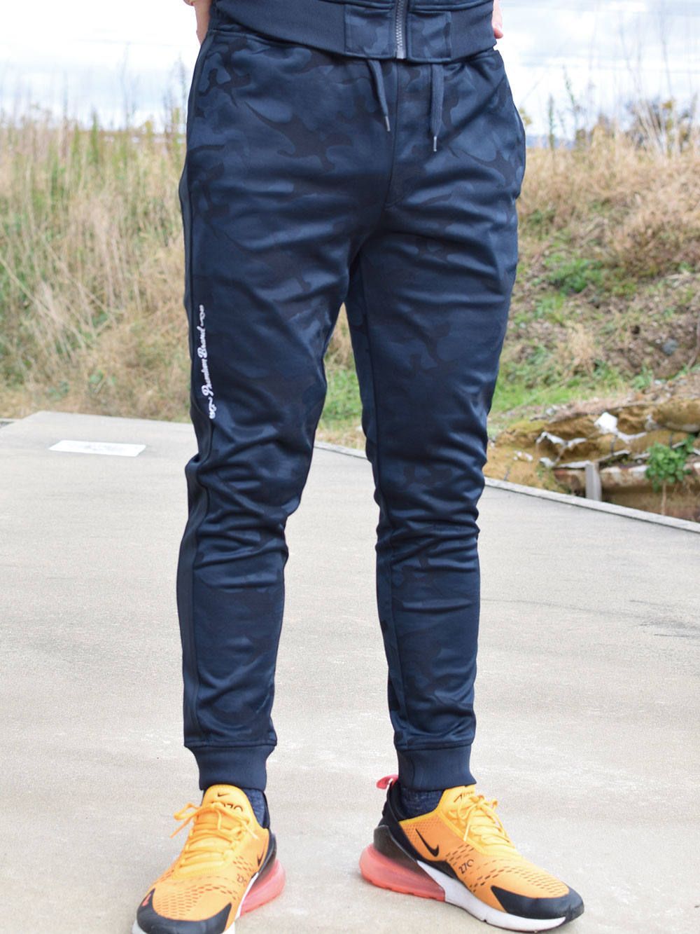 sd slim fit camo jersey pants