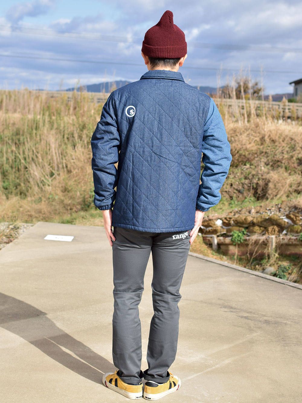 sd denim quilting jkt