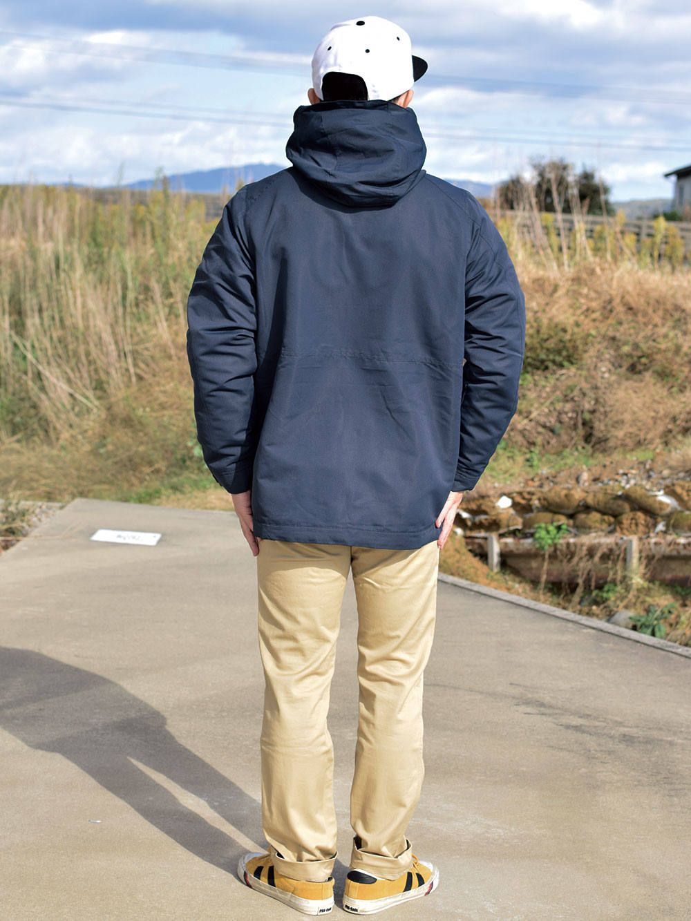 sd nylon boa fleece 3way jkt