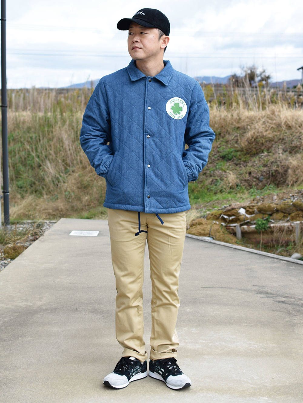 sd denim quilting jkt