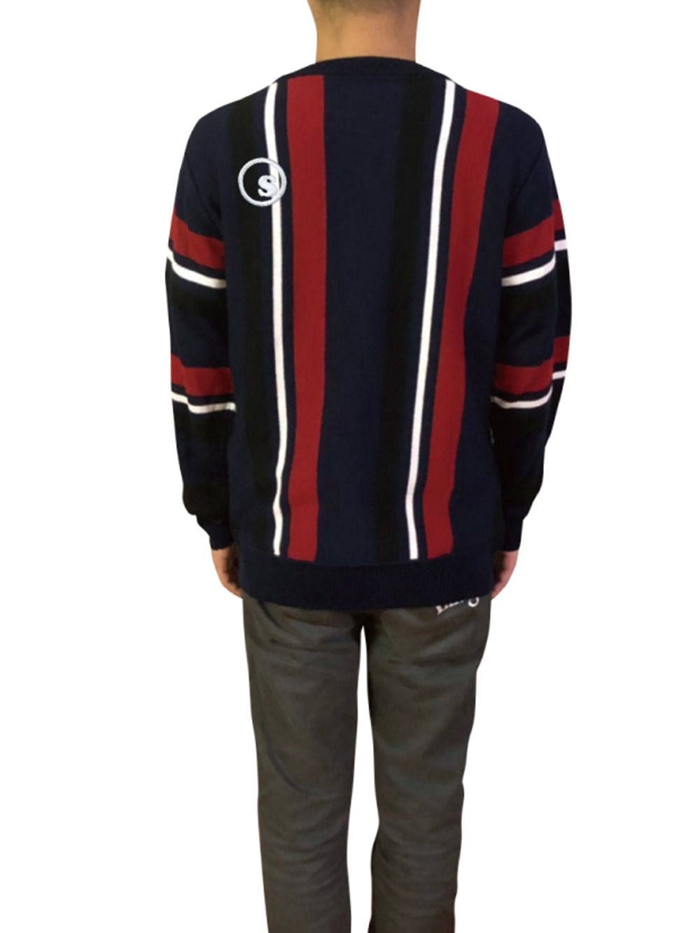 sd stripe crew knit