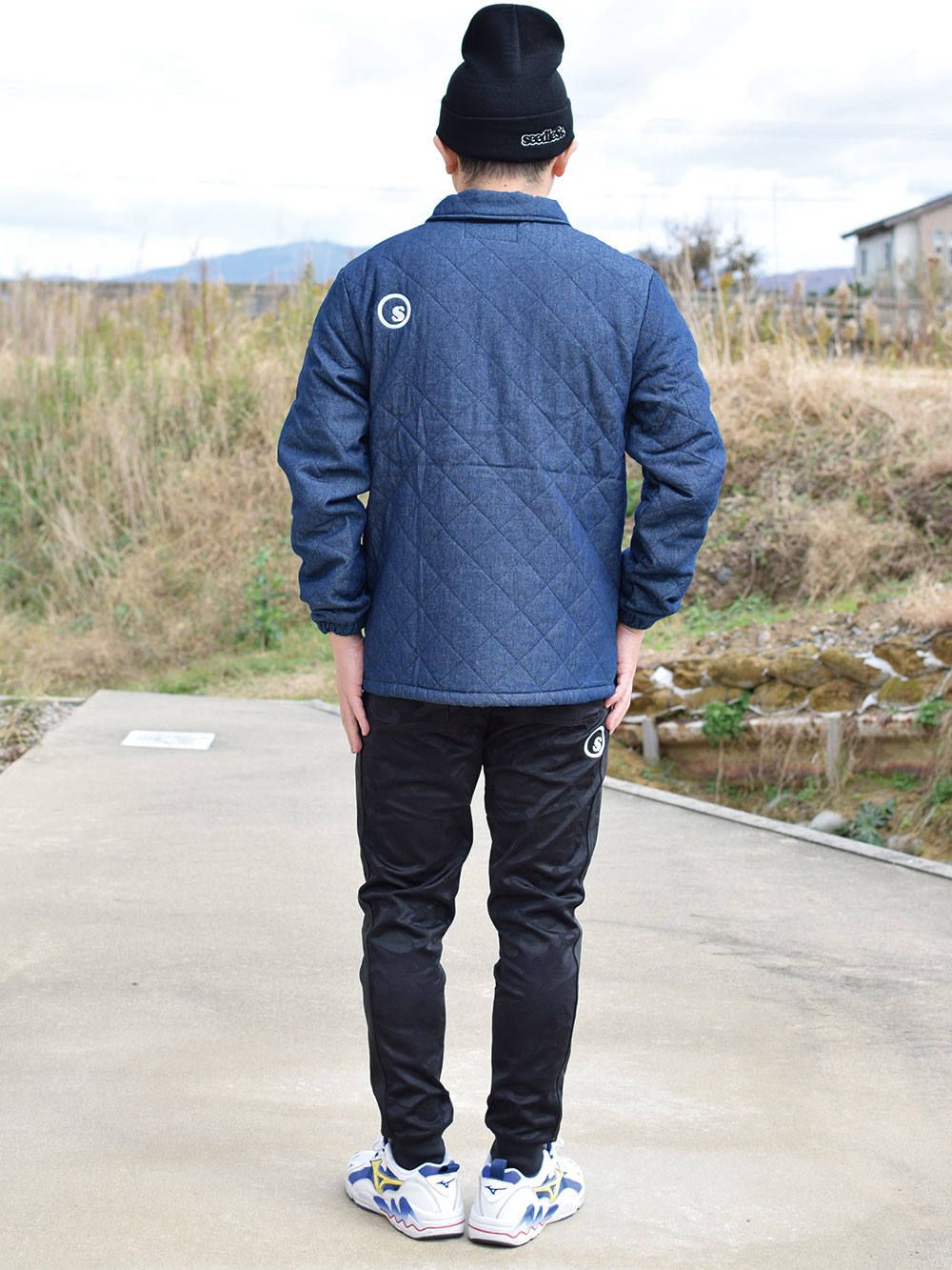 sd denim quilting jkt
