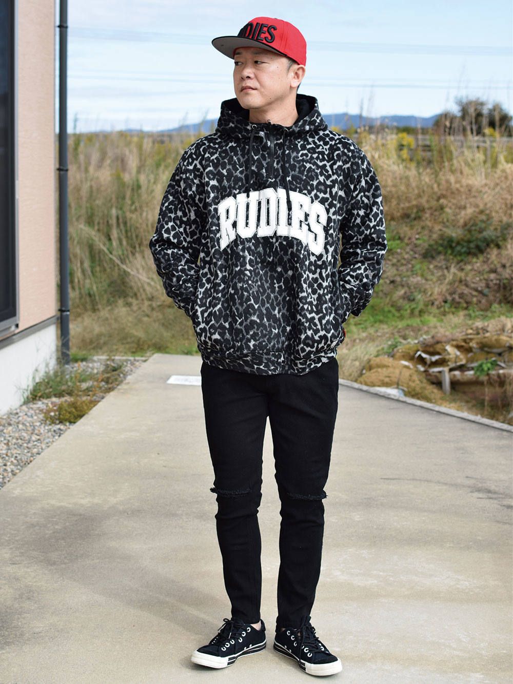 COLLEGE BOA HALF-ZIPHOOD