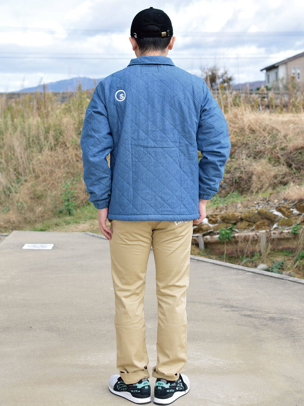 sd denim quilting jkt