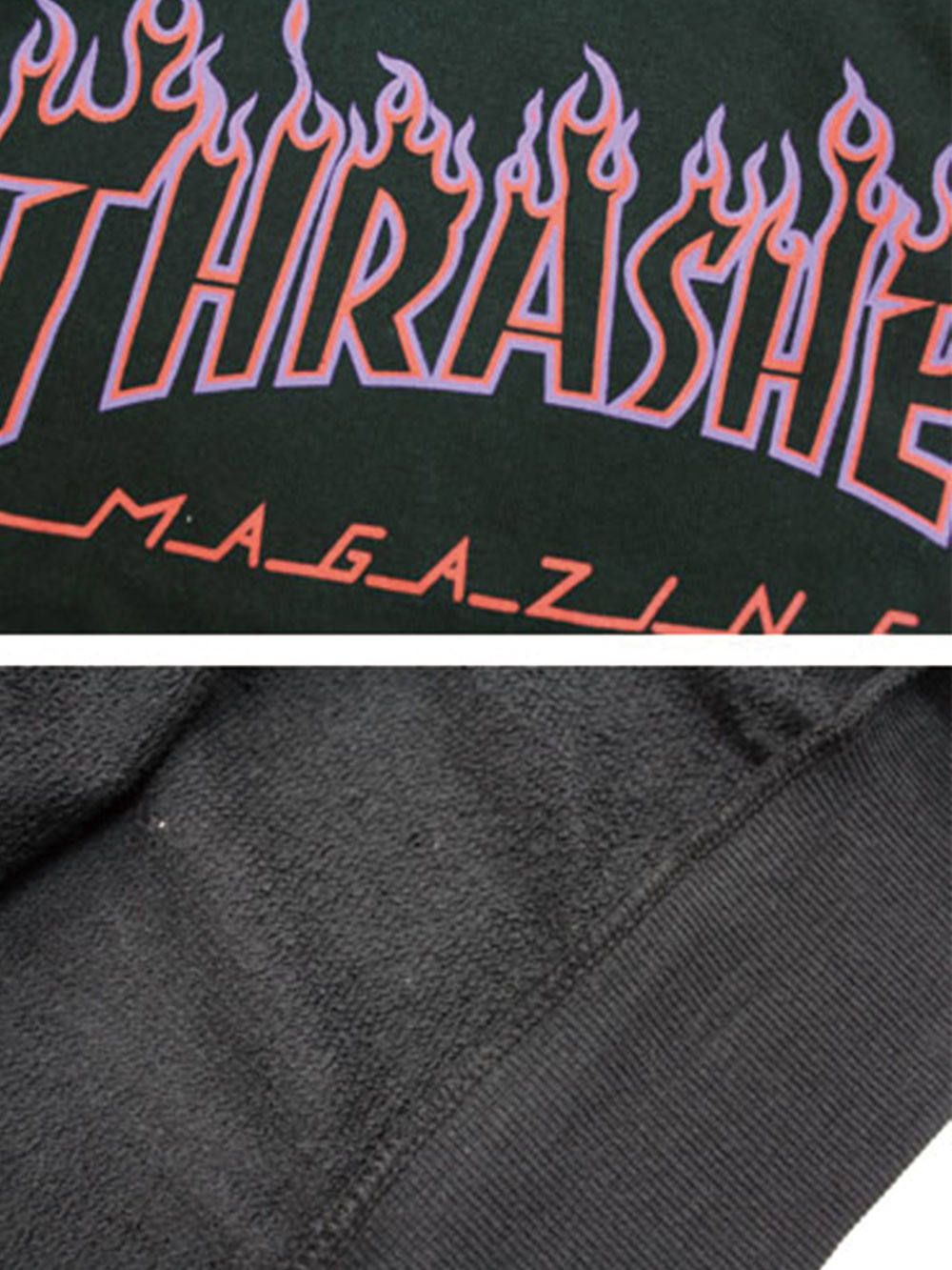 FLAME OUTLINE US COTTON-HOODIE