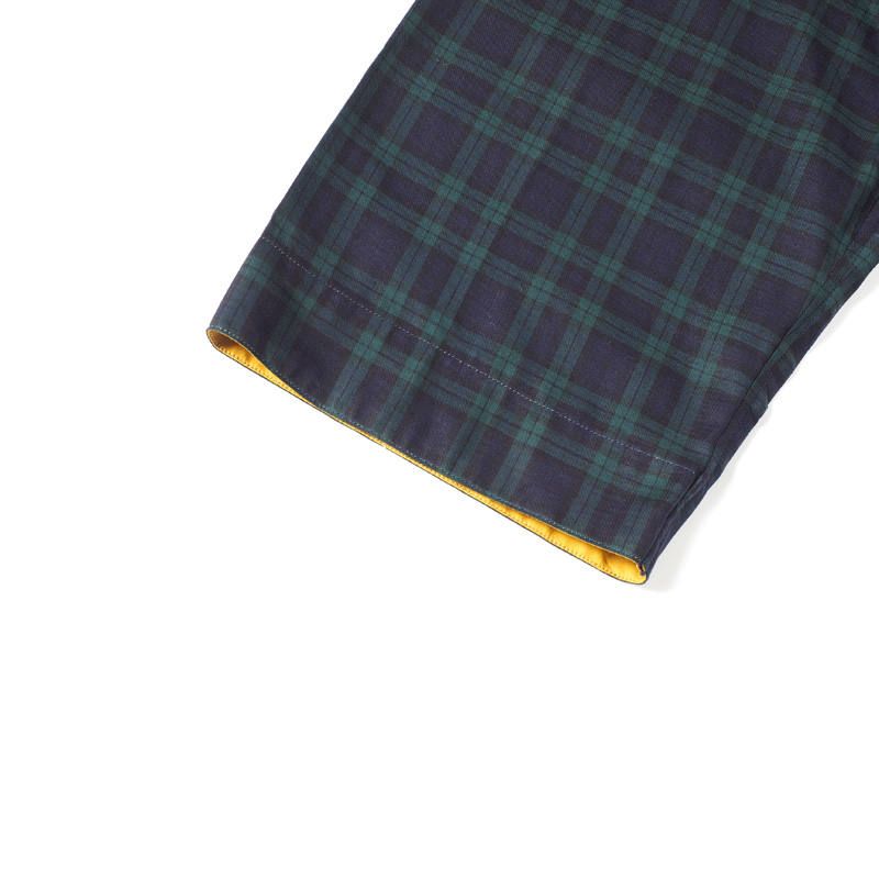 チェック×2 七分袖シャツ