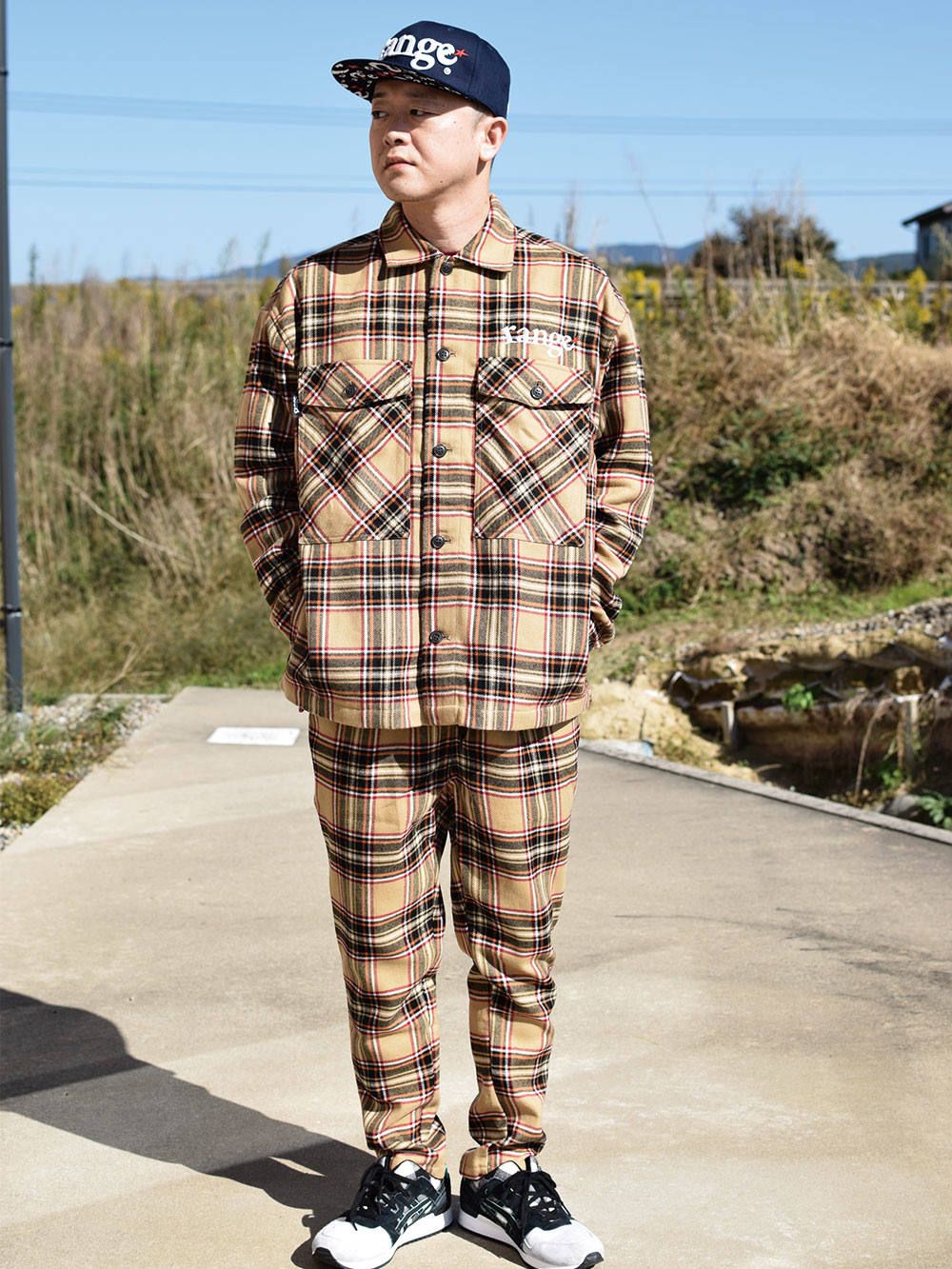 rg check easy tapered pant