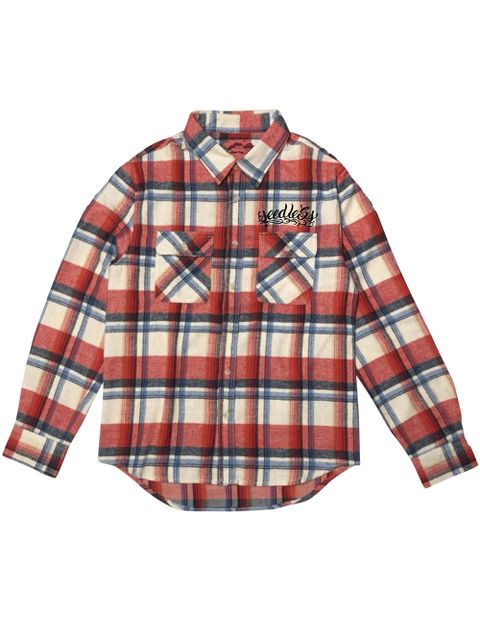 sd raised check nel shirts