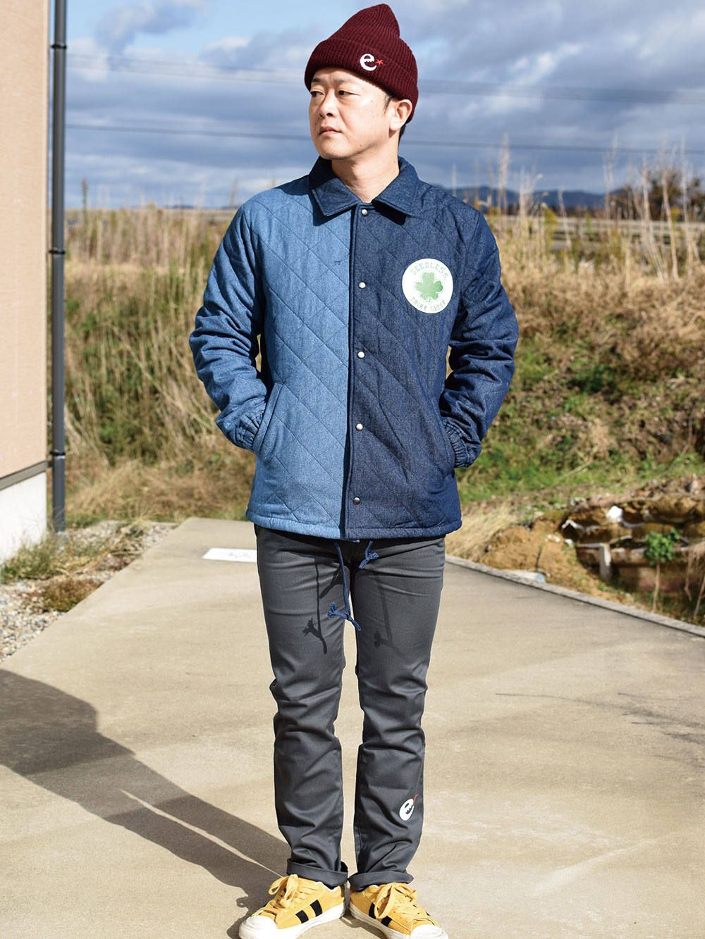 sd denim quilting jkt