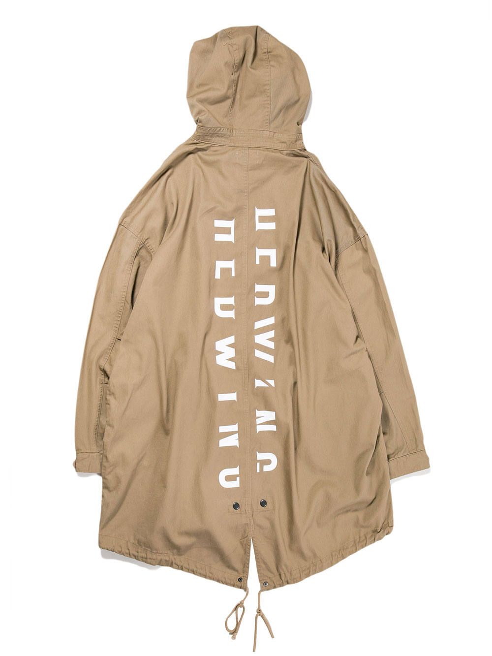 Divided Logo Spring Coat