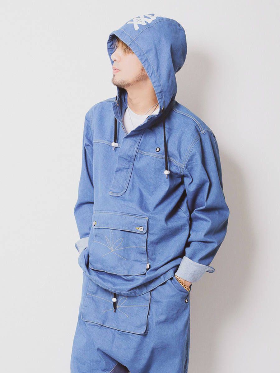 APACHE-Stretch Denim Anorak