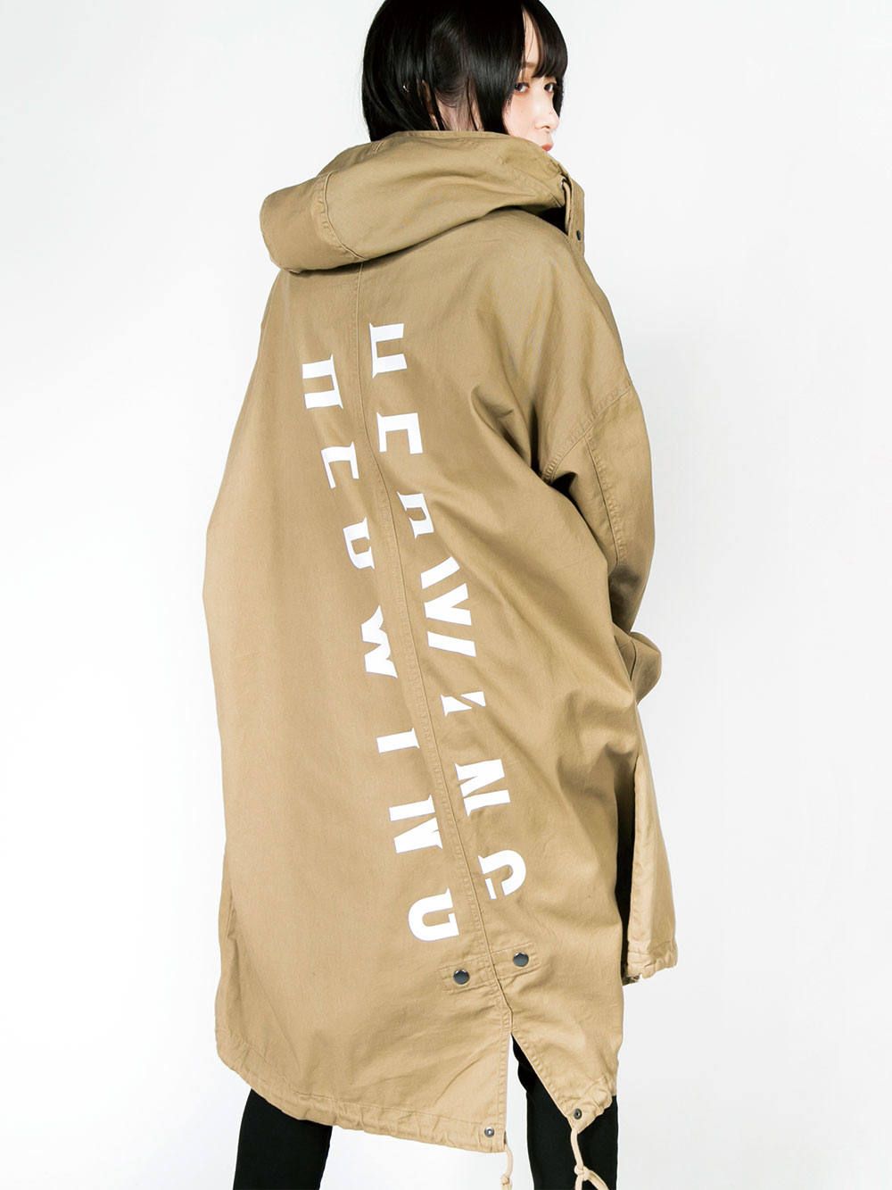 Divided Logo Spring Coat