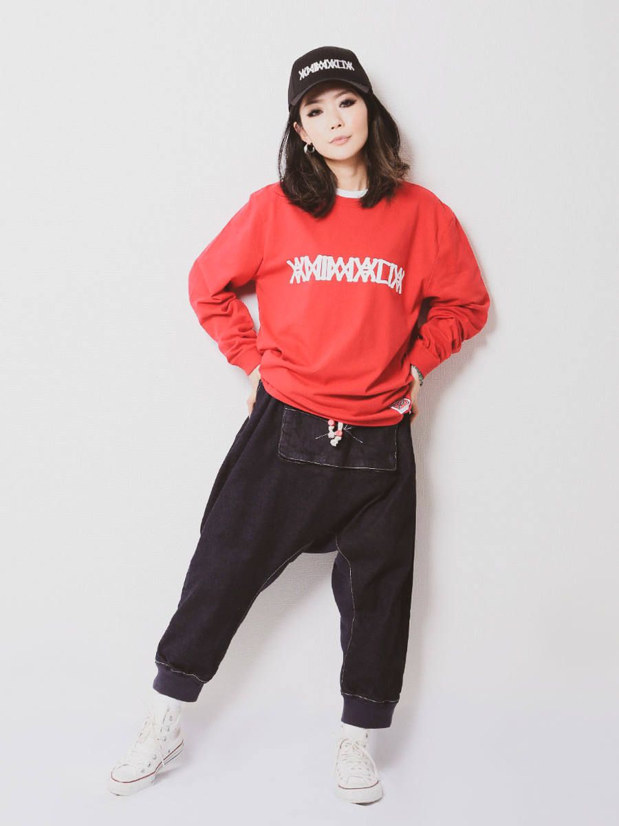 APACHE-Stretch Denim Sarrouel Pants