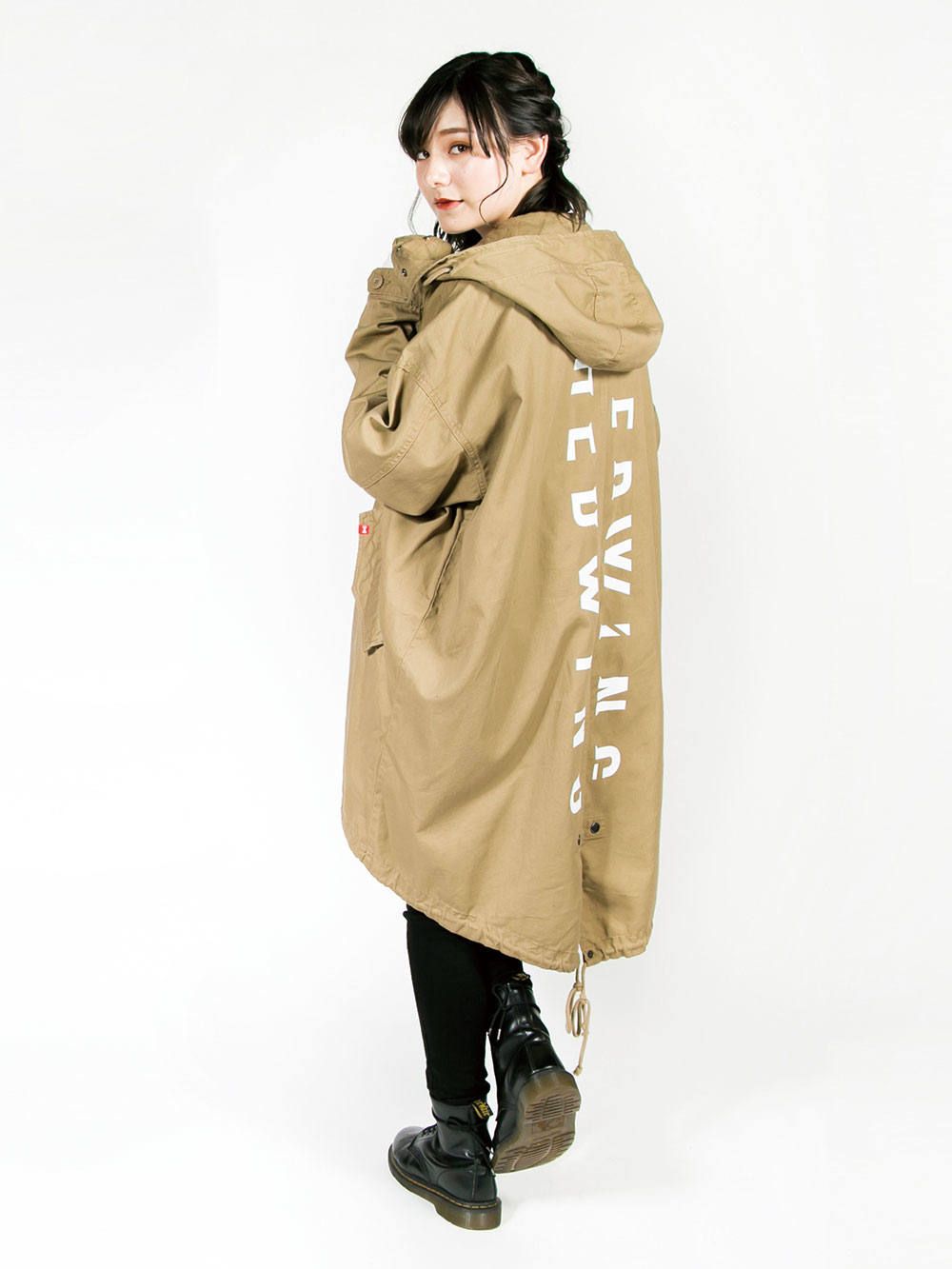 Divided Logo Spring Coat