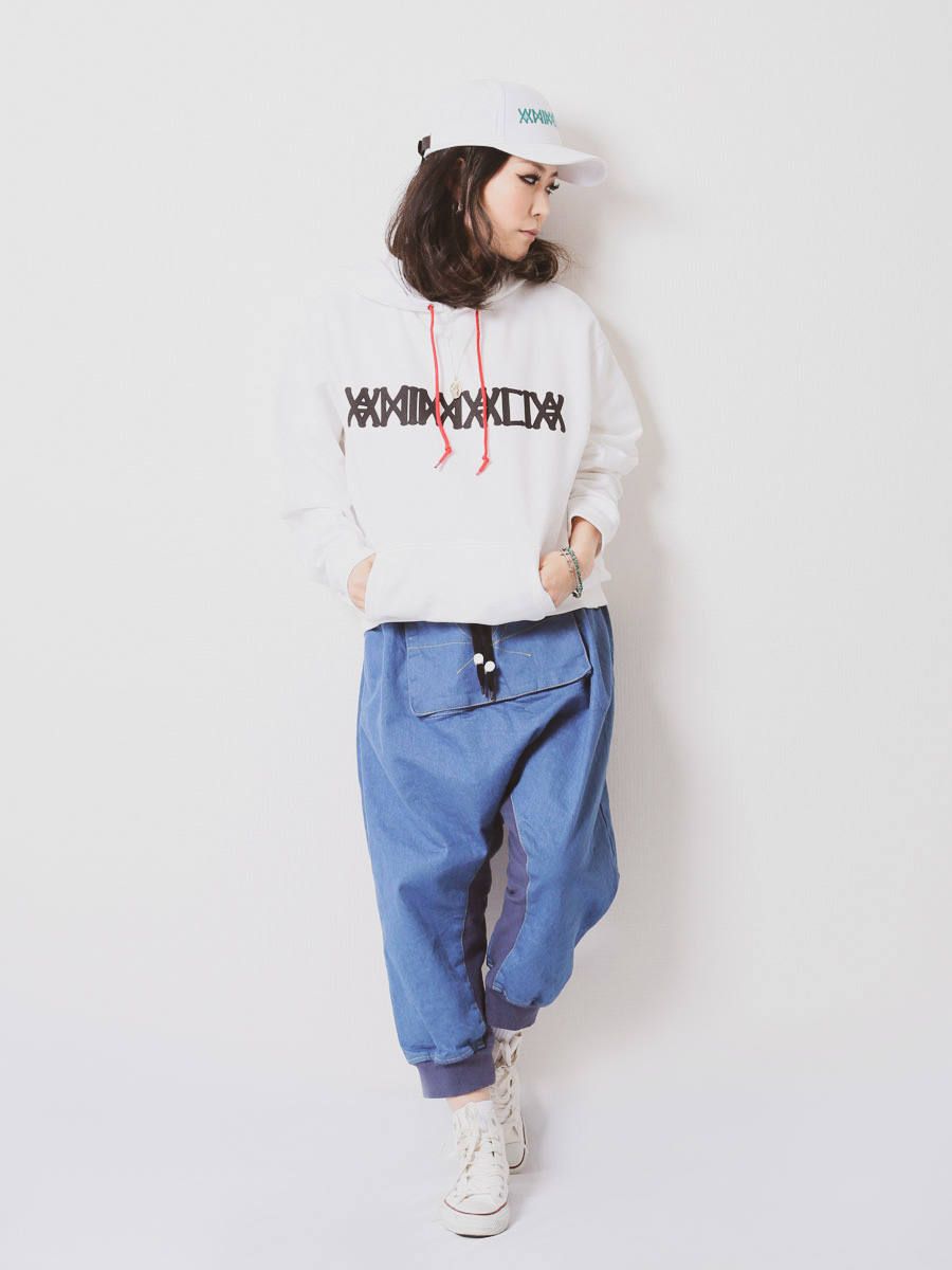 APACHE-Stretch Denim Sarrouel Pants