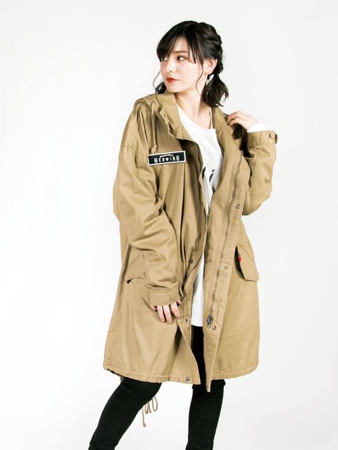 Divided Logo Spring Coat