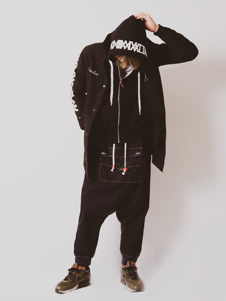 APACHE-Stretch Denim Sarrouel Pants