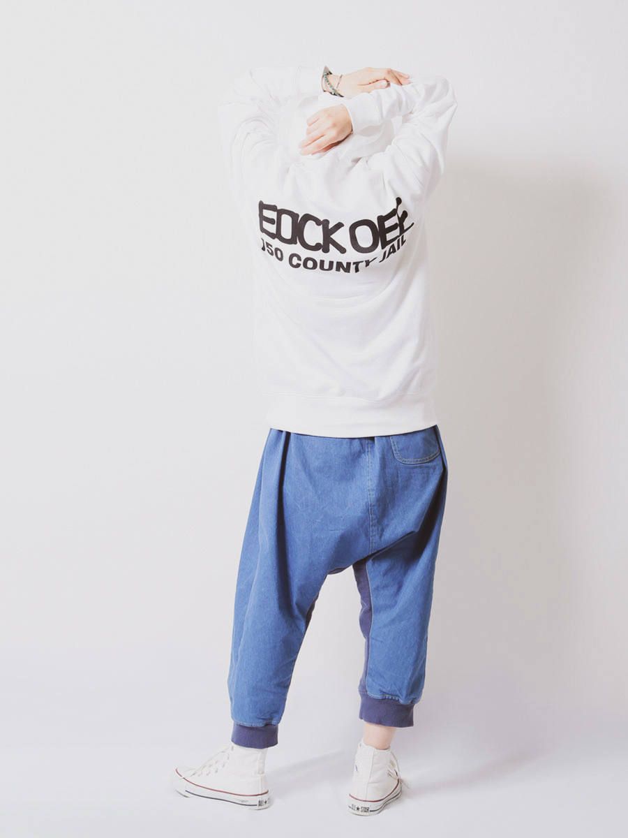 APACHE-Stretch Denim Sarrouel Pants