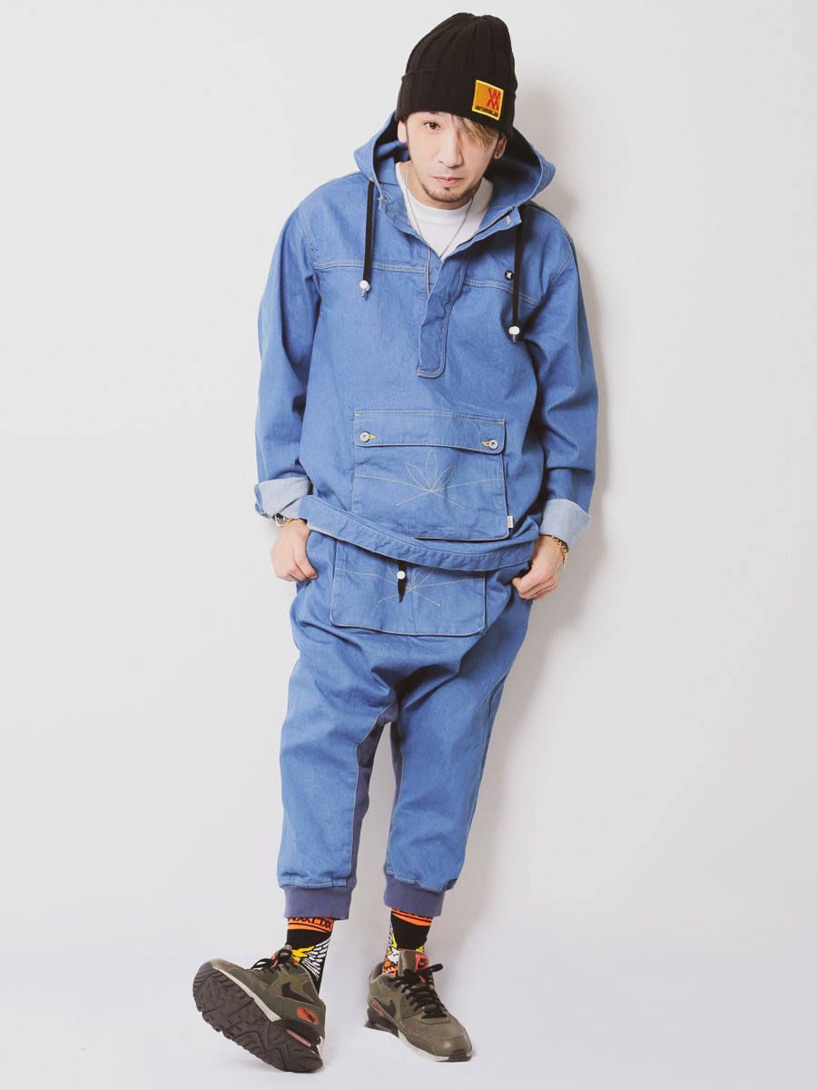 APACHE-Stretch Denim Anorak