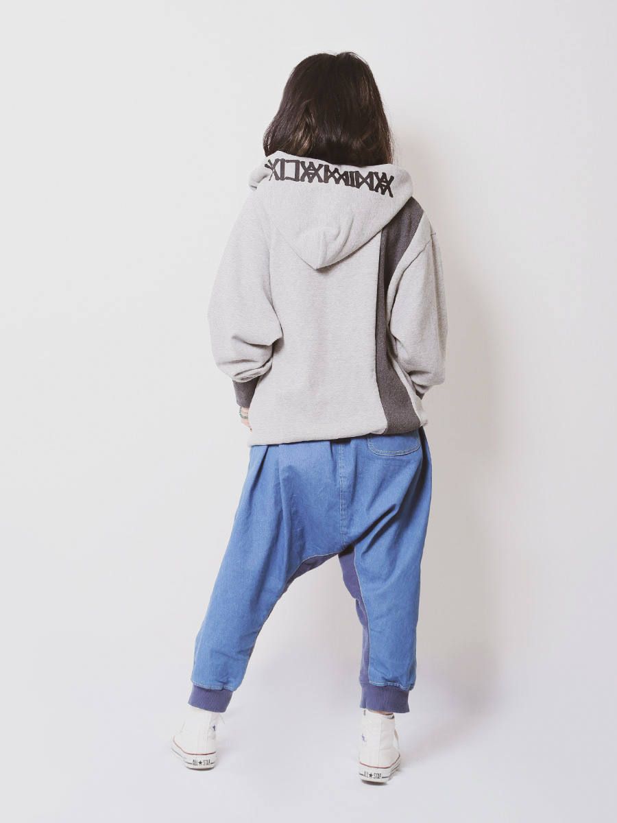 APACHE-Stretch Denim Sarrouel Pants