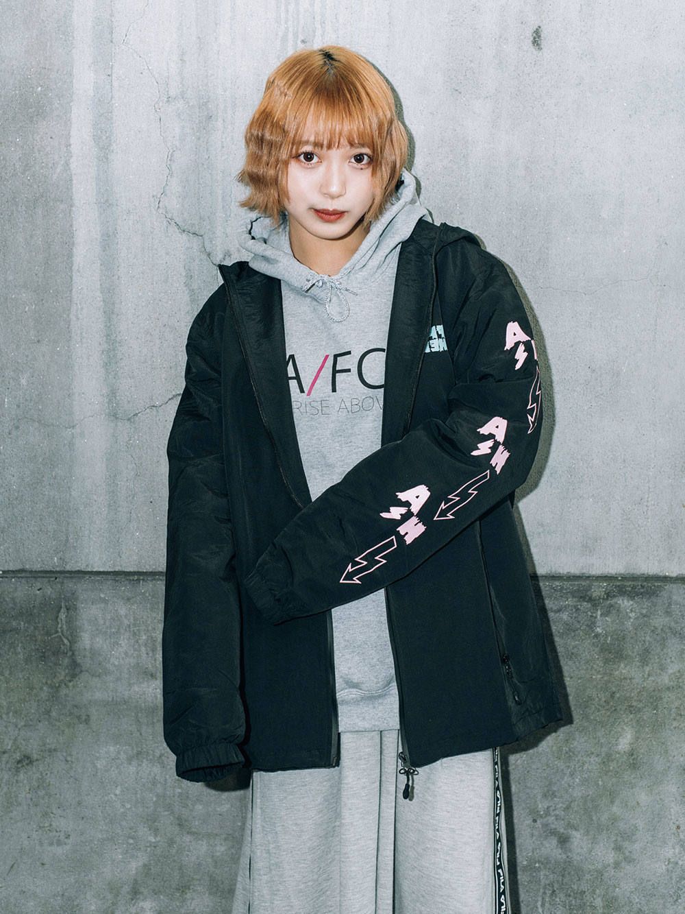 AFFECTER × HEDWiNG Nylon Zip Jacket