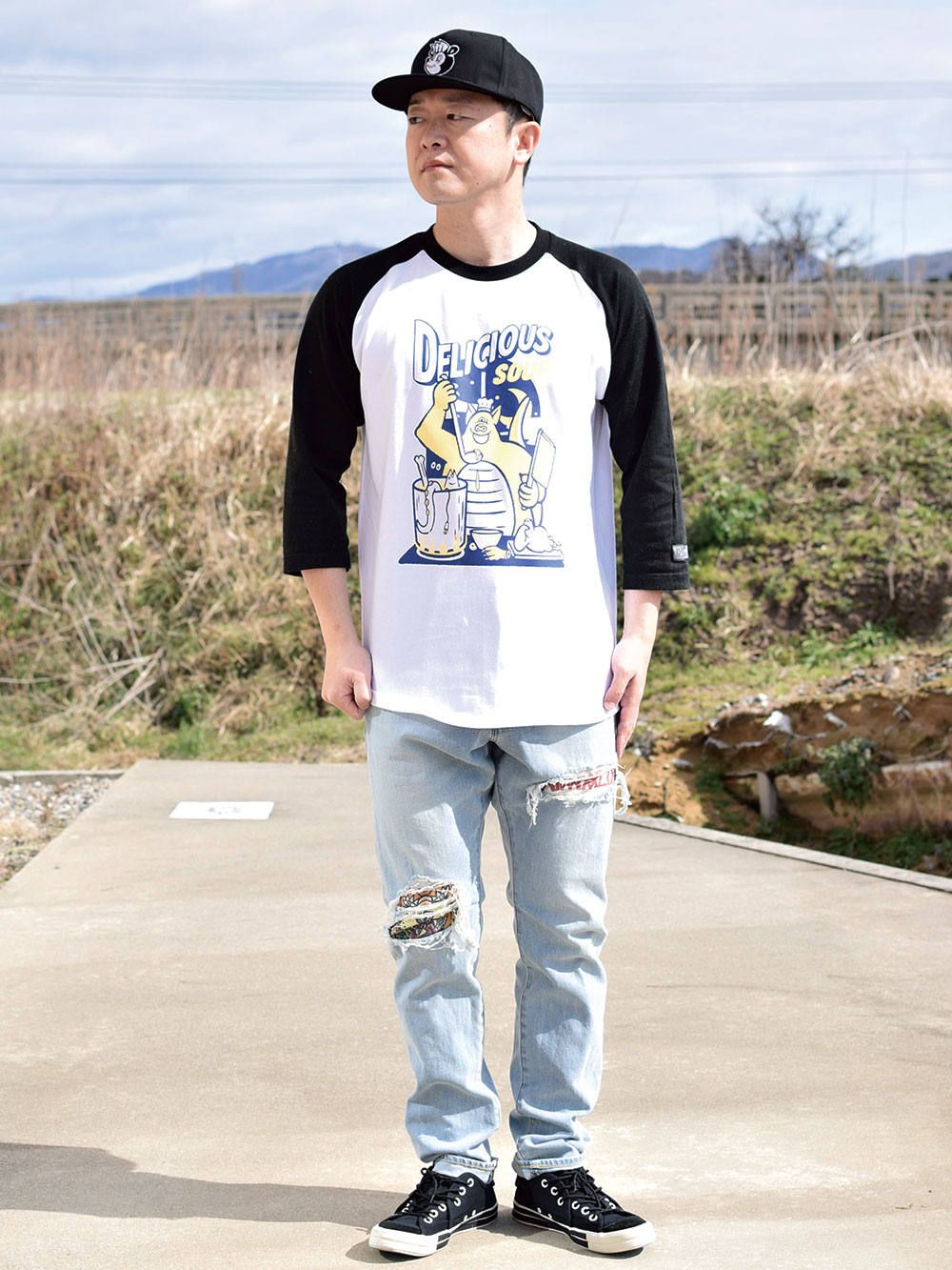 DELICIOUS RAGLAN-SLEEVE