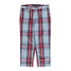 CHECK CROPPED-PANTS