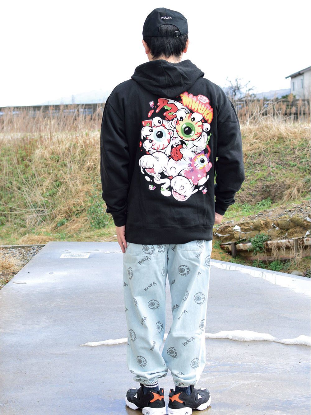 MISHKA x GRAPE BRAIN HOODIE