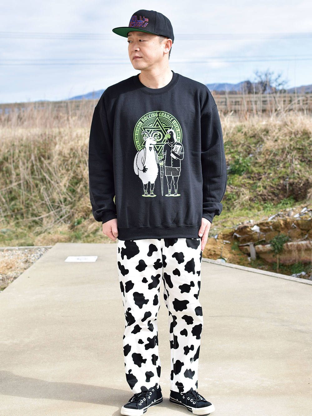 COWCOW WIDE-PANTS