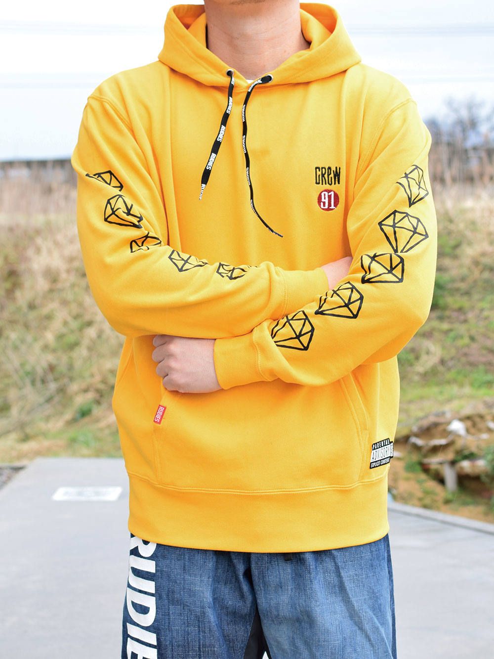 DRAWING HOOD-SWEAT