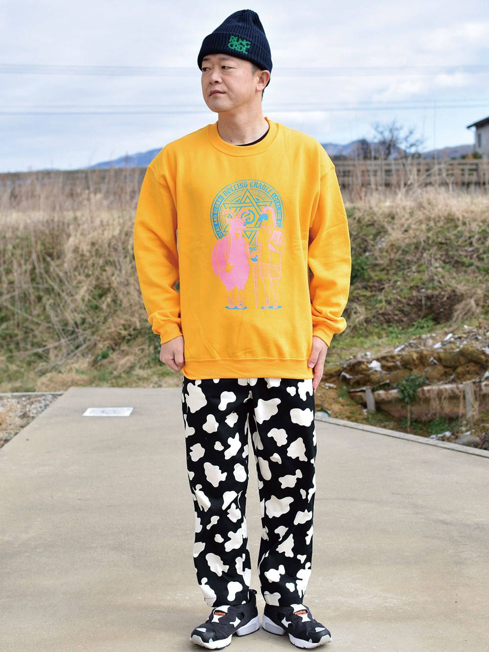 COWCOW WIDE-PANTS