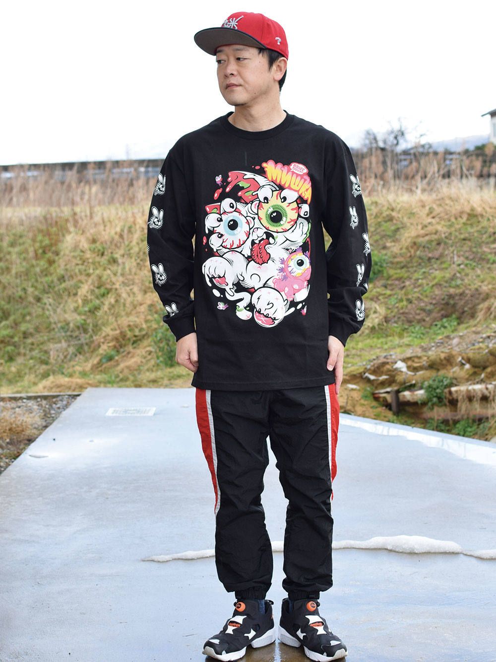 MISHKA x GRAPE BRAIN L/S TEE